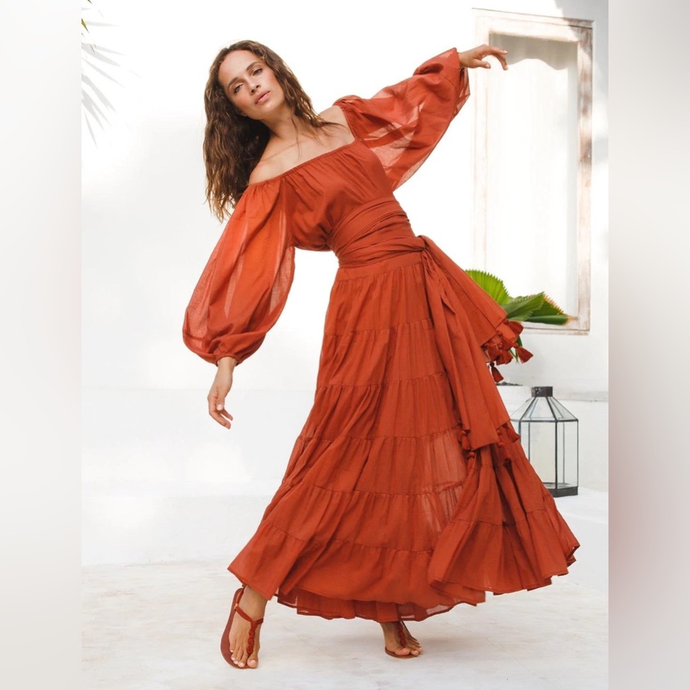 ERIKA PEÑA  - BRIELLE BOHO MAXI DRESS